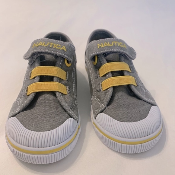Nautica Grey Slide Canvas Shoe - Picture 3 of 6